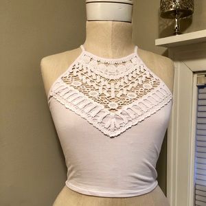☀️ White Lace Crop Top ☀️